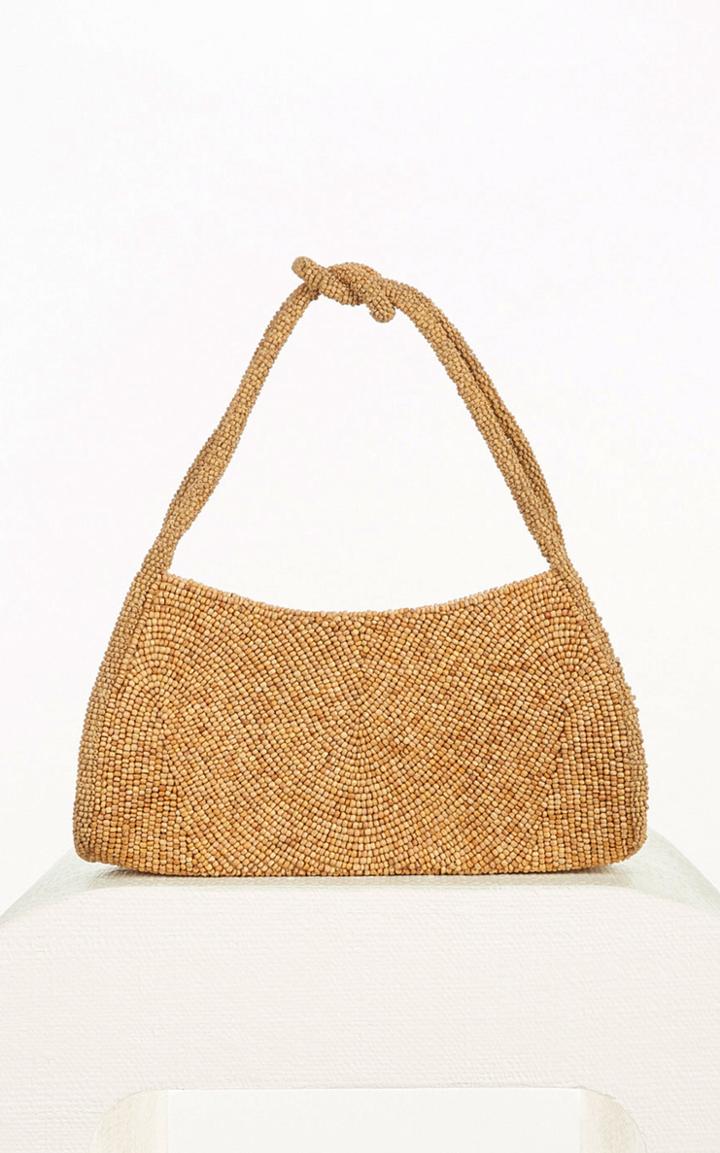 Moda Operandi Cult Gaia Tala Wood Bead Shoulder Bag