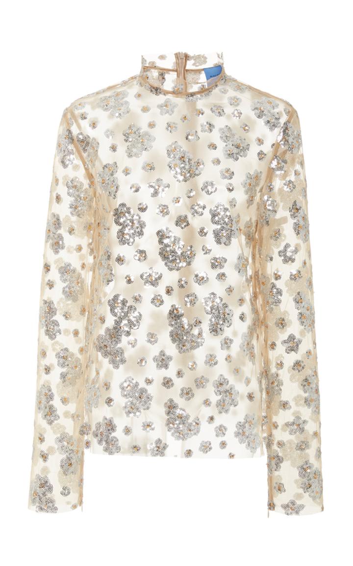 Moda Operandi Macgraw Majestic Silver And Gold Top Size: 6