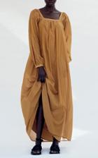Moda Operandi Bird & Knoll Paloma Cotton-silk Dress