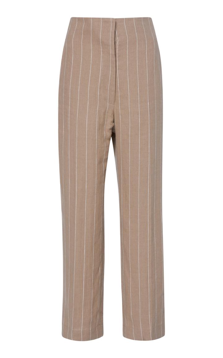 Racil Arthur Linen Straight-leg Pants