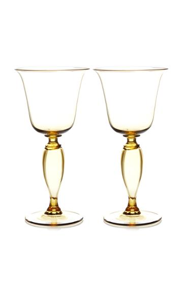 Eugenio Ferro Set-of-two White Wine Glasses