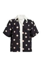 Wales Bonner Havana Polka-dot Print Satin Shirt