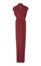 Rick Owens Lilies Wrap Effect Jersey Dress