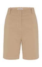 Moda Operandi Anna Quan Archie Cotton Mid-rise Shorts