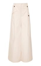 Babukhadia Button Detail Wide Leg Trousers