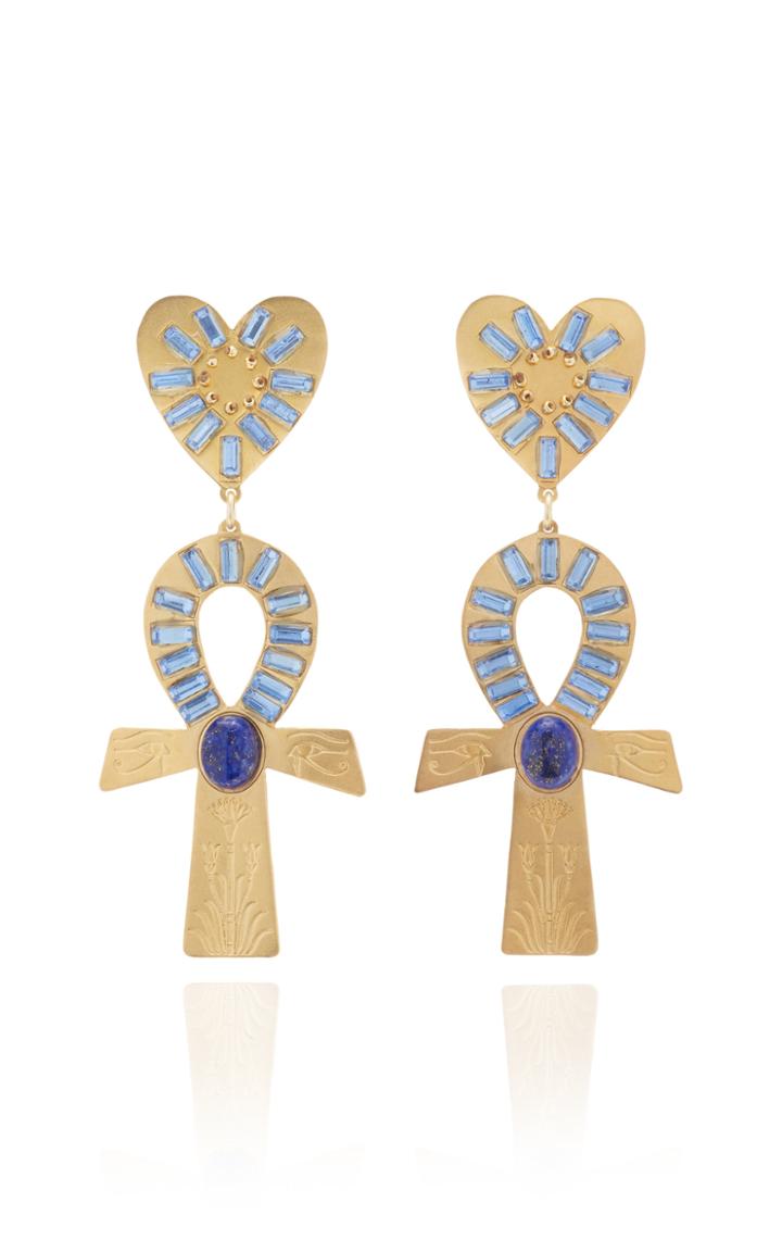 Moda Operandi Mercedes Salazar Egypt Heart Earrings