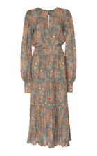 Johanna Ortiz Hechiceria Printed Silk-georgette Midi Dress