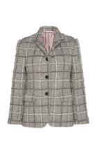 Thom Browne Wool Tweed Yarn Embroidered Sport Coat