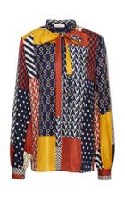 Tory Burch Vivian Silk Tie Top