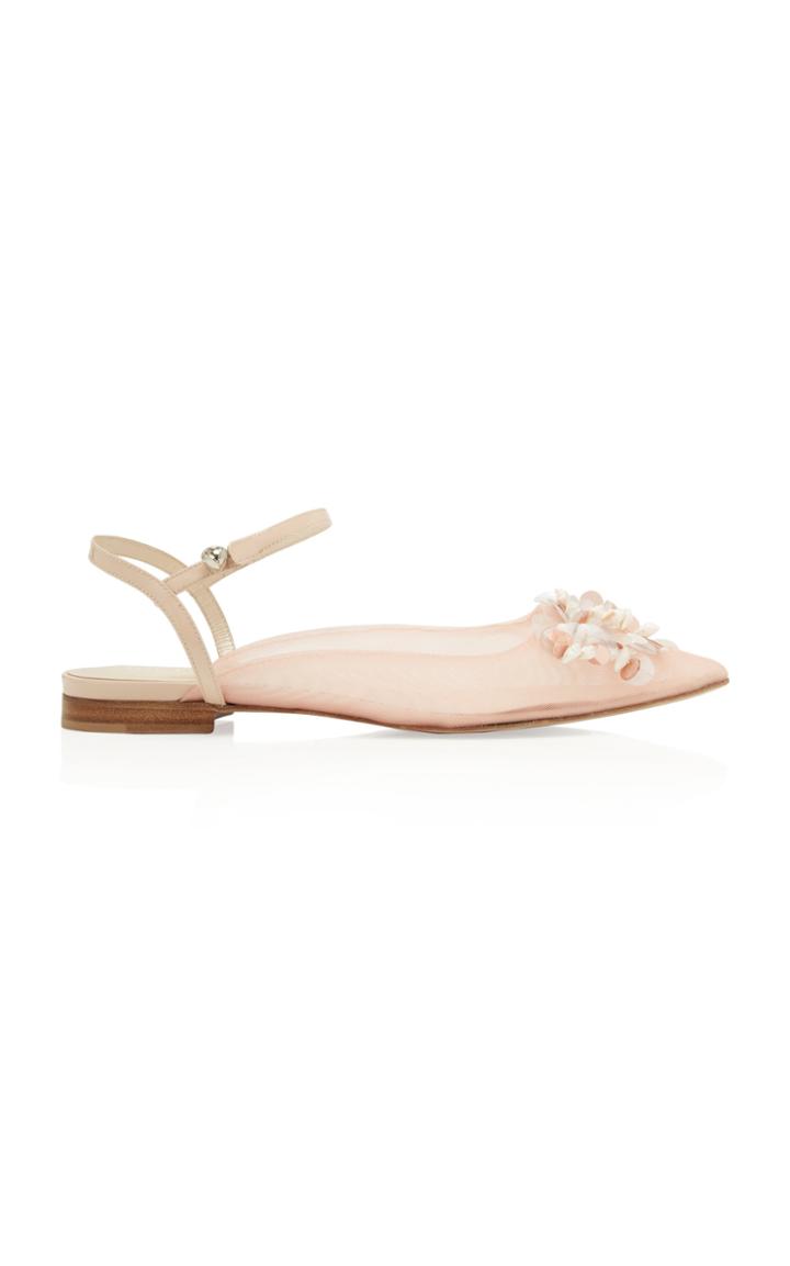 Delpozo Embellished Buckle Flat