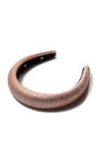 Lele Sadoughi Alice Petite Padded Metallic Faux Leather Headband