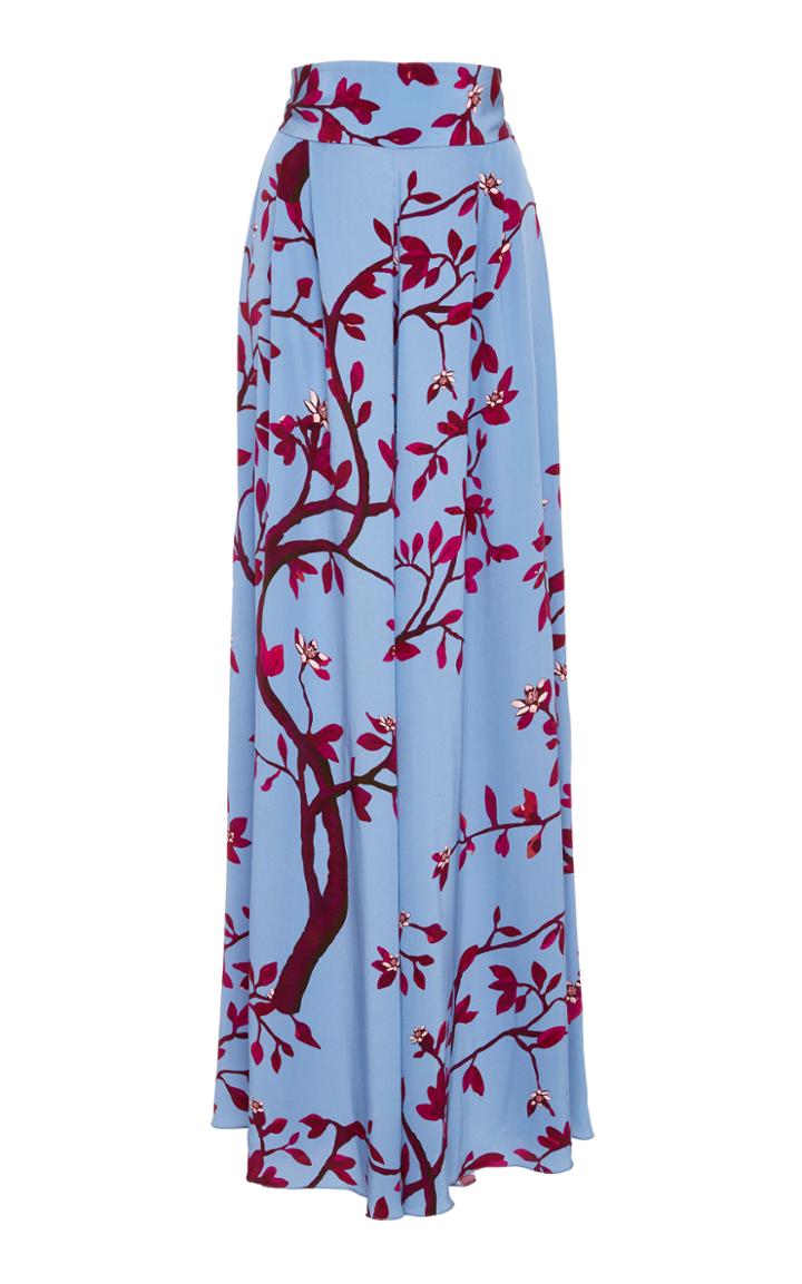 Johanna Ortiz M'o Exclusive Mozambique Silk Crepe De Chine Pants