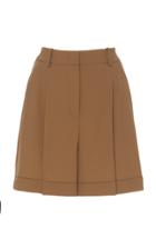 Moda Operandi Michael Kors Collection Wool Serge Pleated Shorts Size: 0