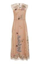 Red Valentino Sequin And Bead Embroidered Dress