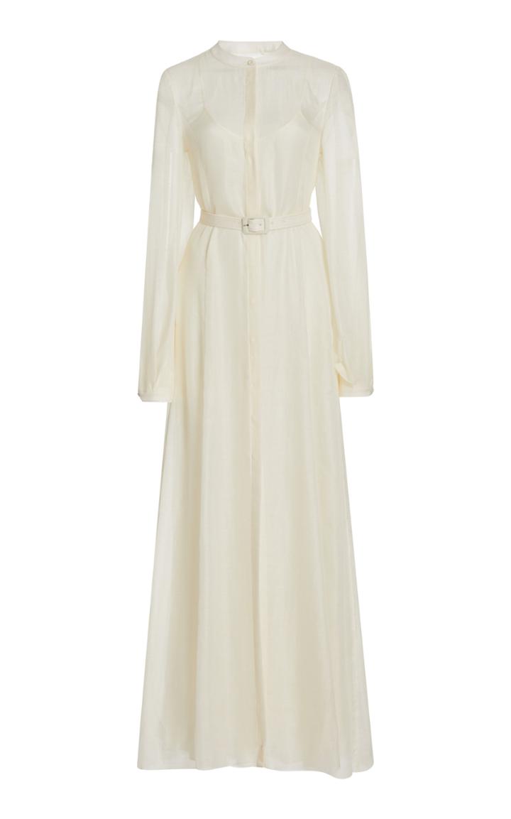 Moda Operandi Gabriela Hearst Massey Woven Cashmere-silk Dress