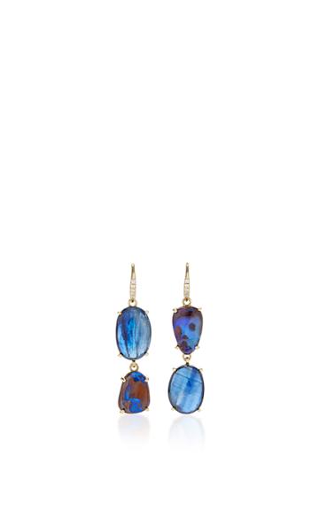 Lauren K Kyanite & Boulder Opal Joyce Earrings