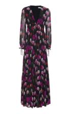 Borgo De Nor Freya Floral Silk-georgette Maxi Dress