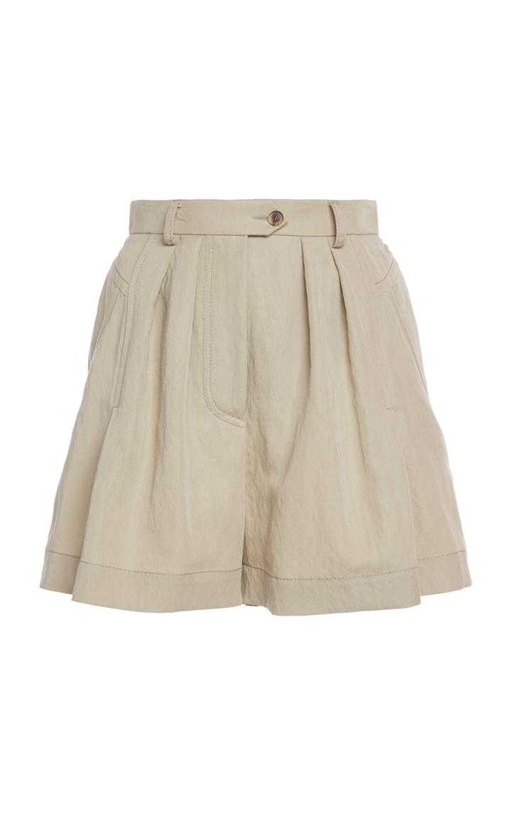Moda Operandi Alberta Ferretti Washed Viscose Long Shorts Size: 36