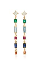 Yi Collection 18k Gold, Diamond And Multi-stone Earrings