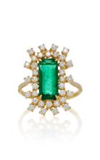 Suzanne Kalan One-of-a-kind Emerald And Diamond Ring
