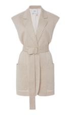 Moda Operandi Agnona Cashmere-blend Jersey Belted Vest Size: 36