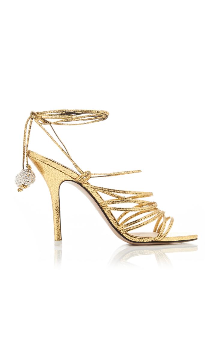 Moda Operandi Attico Eve Leather Sandals Size: 35.5