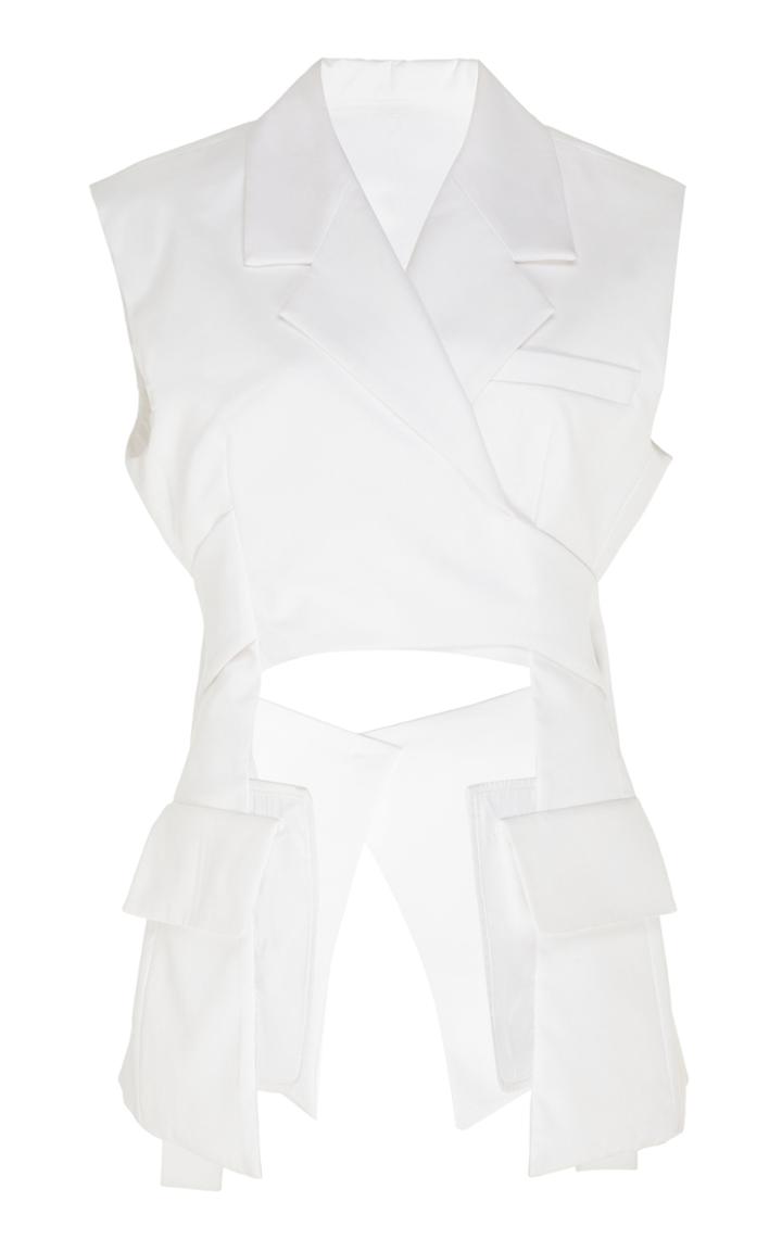 Moda Operandi A.w.a.k.e. Mode Asymetric Cutout Vest Size: 42