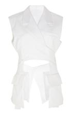 Moda Operandi A.w.a.k.e. Mode Asymetric Cutout Vest Size: 42