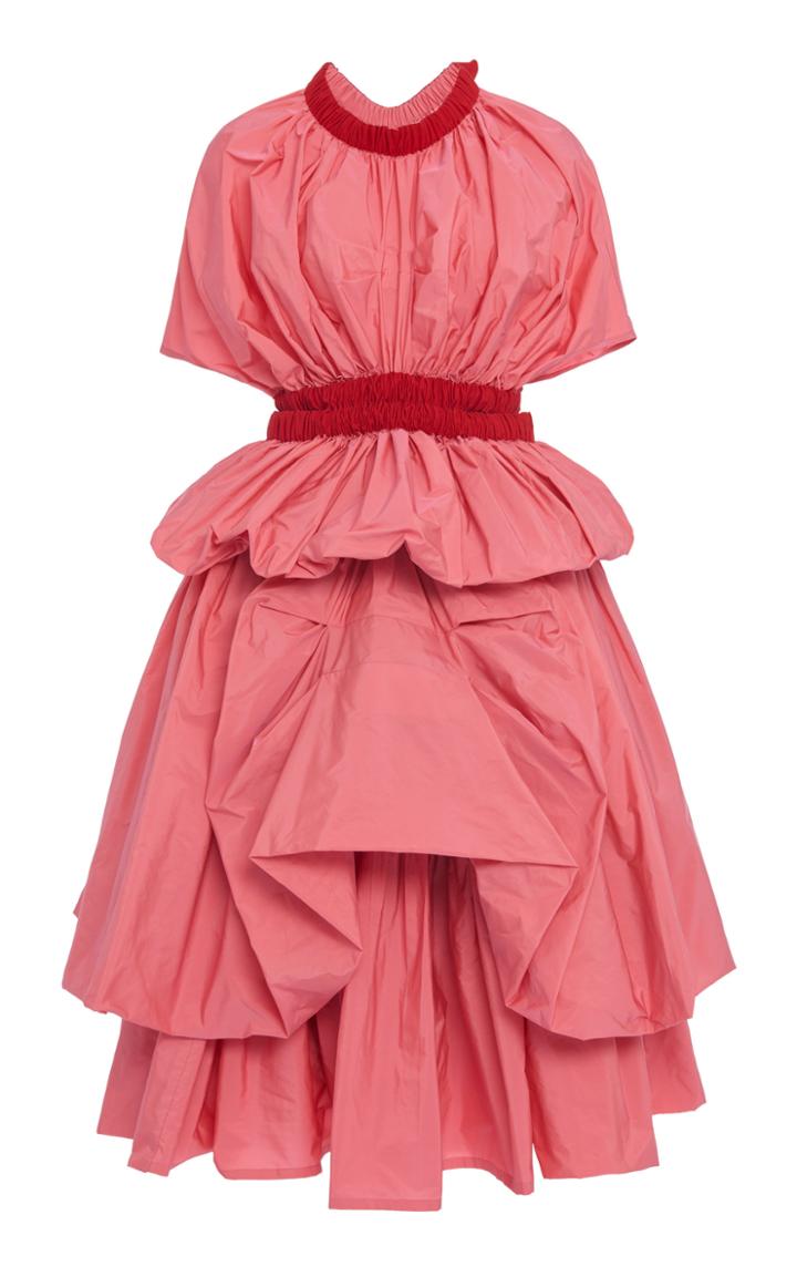 Moda Operandi Molly Goddard Jura Gathered Taffeta Tie-back Dress Size: 6