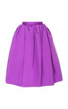 Rochas Tulip Skirt In Plain Duchesse