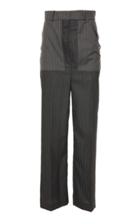 Babukhadia Contrast Stripe Wide Leg Trousers