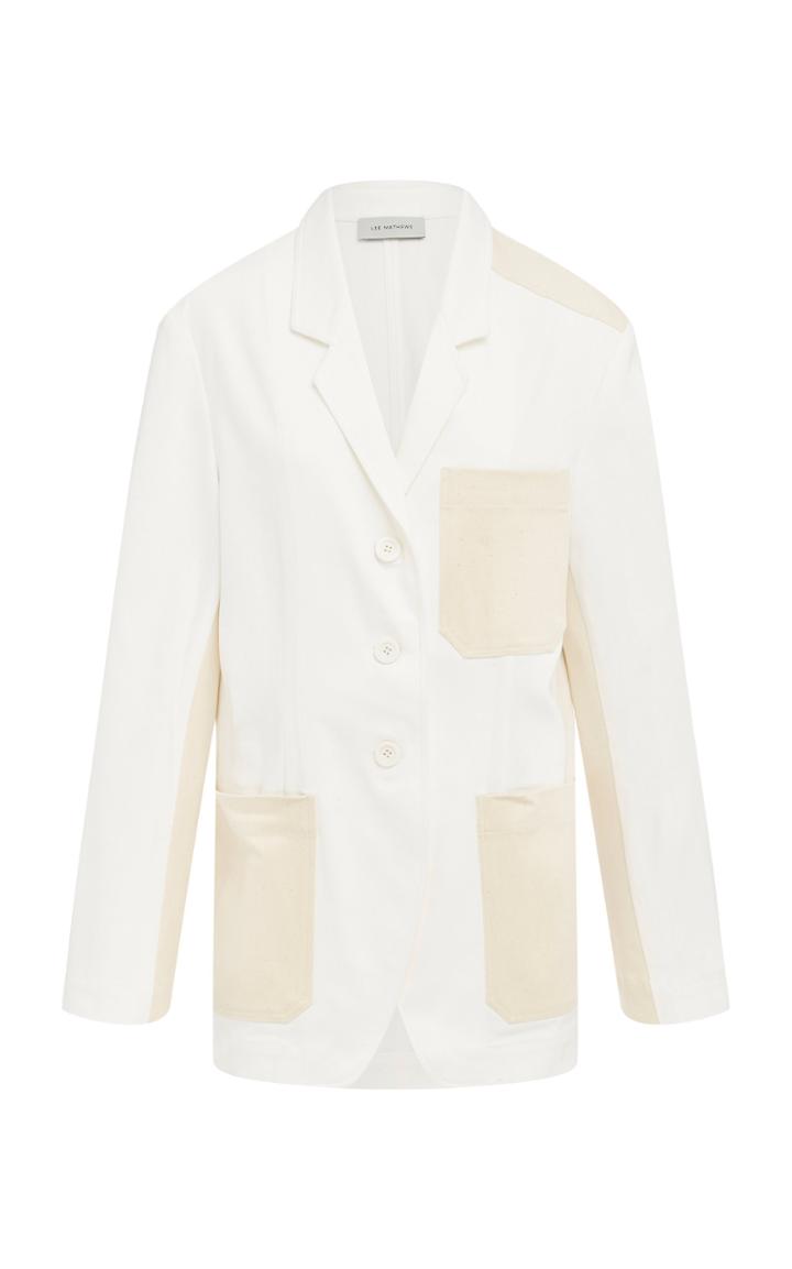 Lee Mathews Jennings Relaxed Cotton Blazer