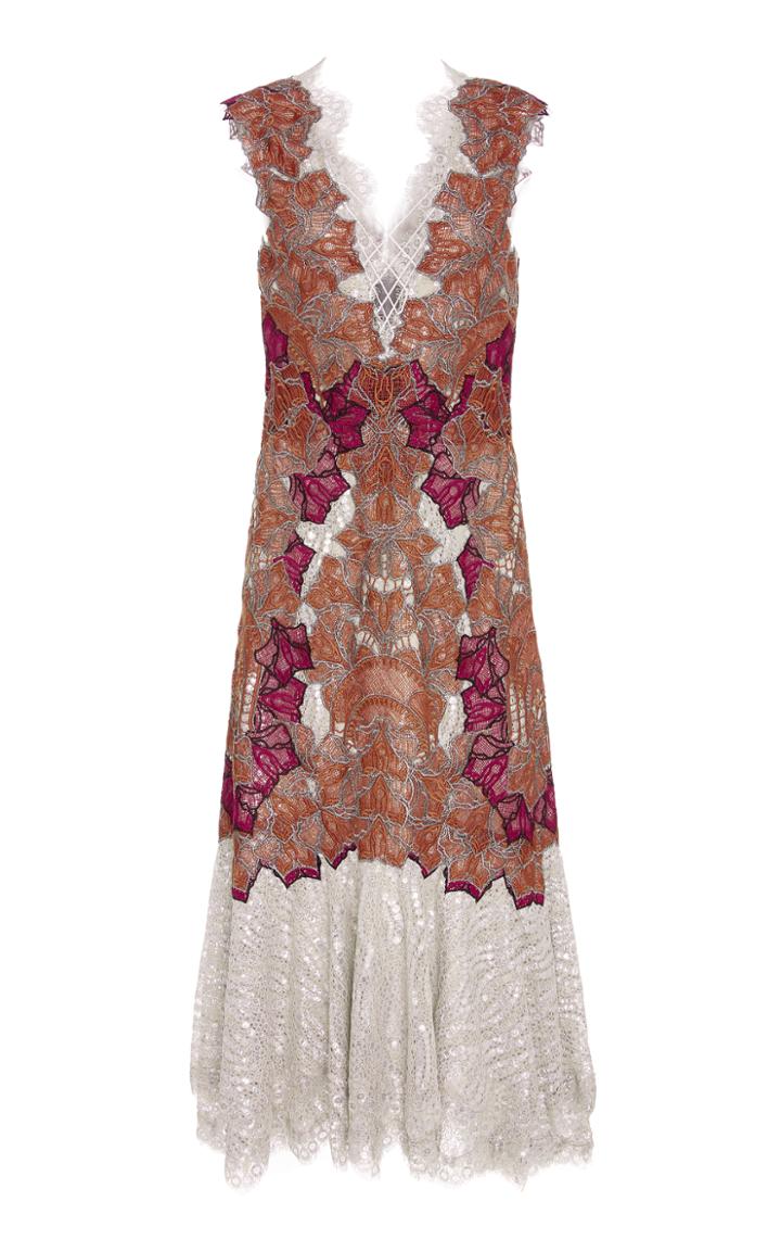 Jonathan Simkhai Metallic Embroided Dress