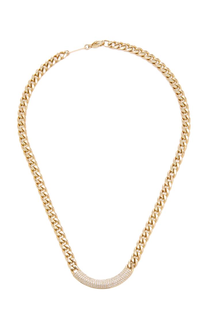 Zoe Chicco 14k Yellow Gold & Diamond Large Chain Necklace