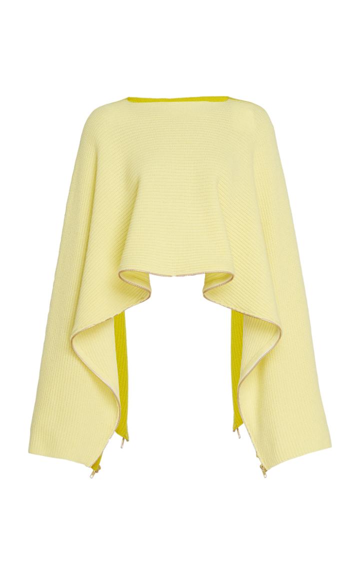 Tre By Natalie Ratabesi Cashmere Zip Poncho