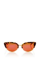 Krewe Josephine Tortoise Shell Sunglasses