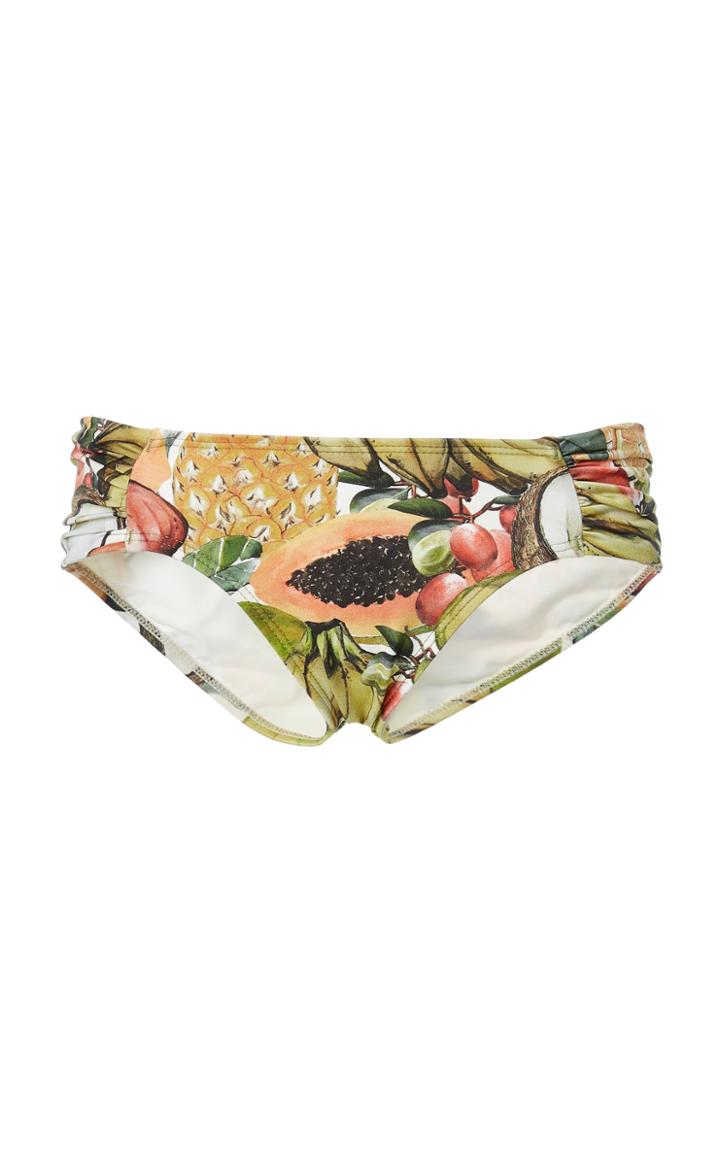 Agua De Coco Printed Bikini Bottom
