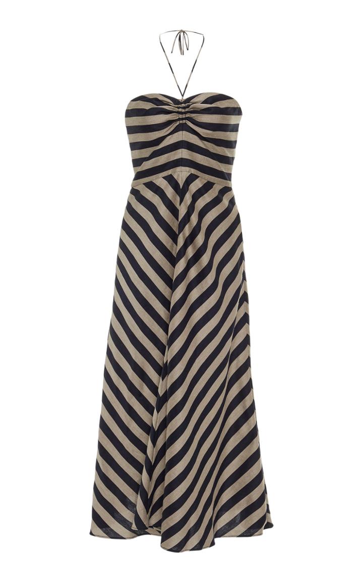 Moda Operandi Rebecca Vallance Nautique Sleeveless Midi Dress Size: 4