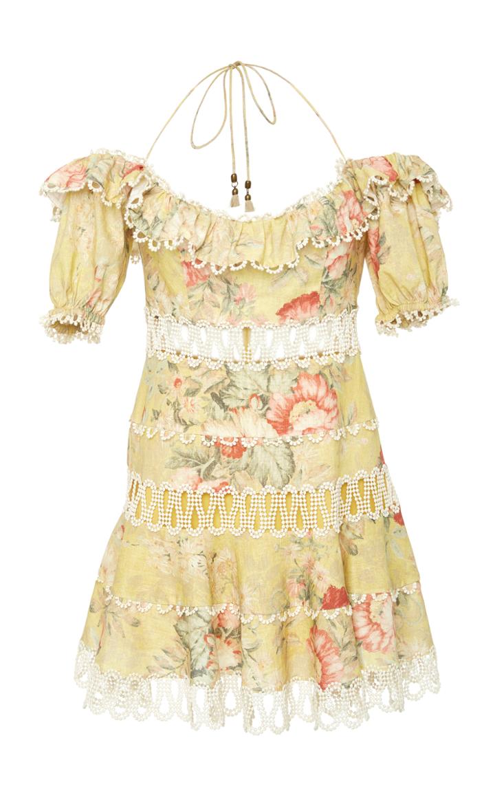 Zimmermann Melody Off The Shoulder Dress