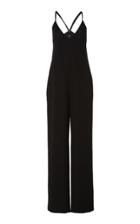 Tre By Natalie Ratabesi Silk Crepe Sleeveless Electra Jumpsuit