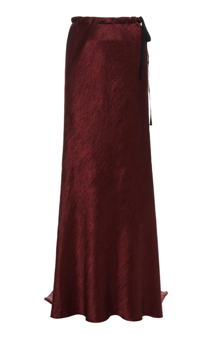 Moda Operandi Ann Demeulemeester Satin Maxi Skirt