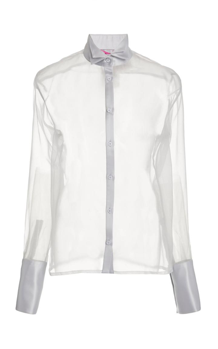 Gauge81 Rio Silk Organza Tuxedo Shirt
