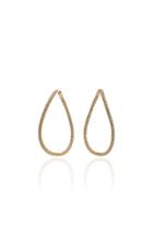 Anita Ko Twisted 18k Gold Diamond Earrings