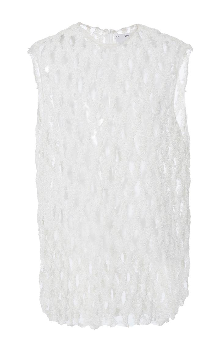Cf. Goldman Sleeveless Tinsel Top