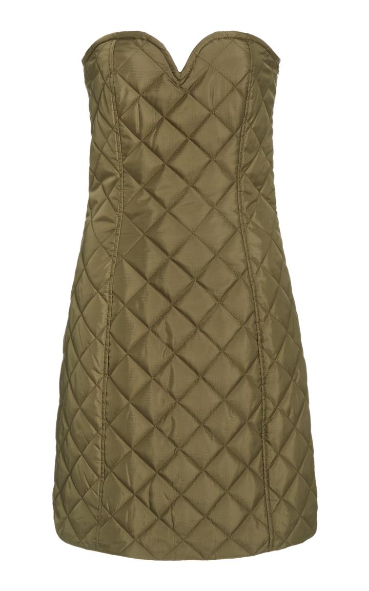 Moda Operandi Ganni Recycled Ripstop Quilt Dress