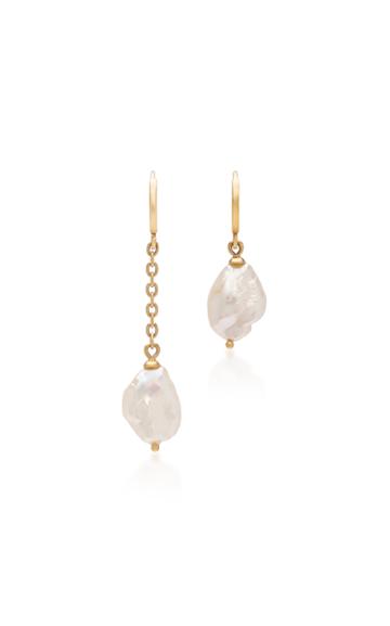 Lady Grey Drift Faux Pearl Earrings