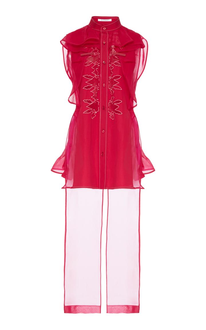 Givenchy Lace Inserted Top With Train