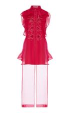 Givenchy Lace Inserted Top With Train