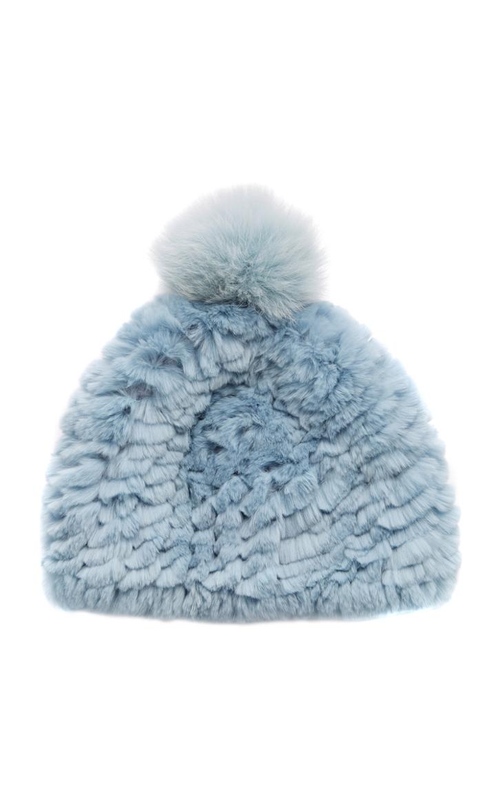 Pologeorgis Knitted Rabbit And Fox Pom-pom Beanie