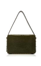 Lutz Morris Tate Large Embossed Croco Shoulder Bag